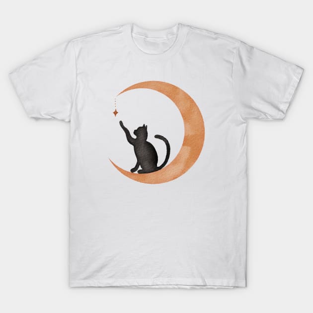 Mystic Cat T-Shirt by Designed-by-bix